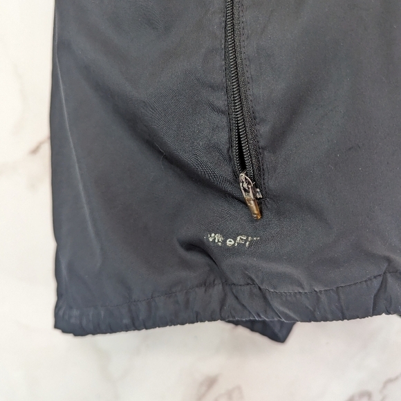 Nike Vest Womens Medium Black Jacket Windbreaker Vtg 90s Y2K Cycling Golf Zip In - Picture 14 of 16